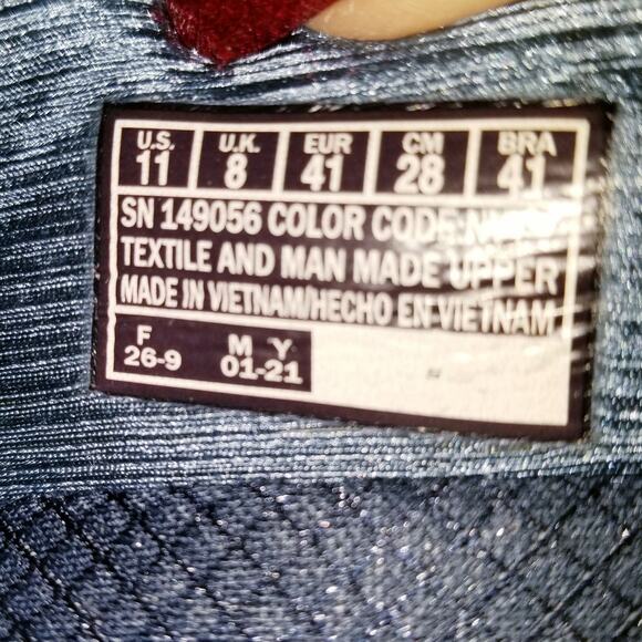 SKECHERS Women's Navy Arch Fit "LUCKY THOUGHTS" #149056 Slip On Size 11 - Picture 11 of 12